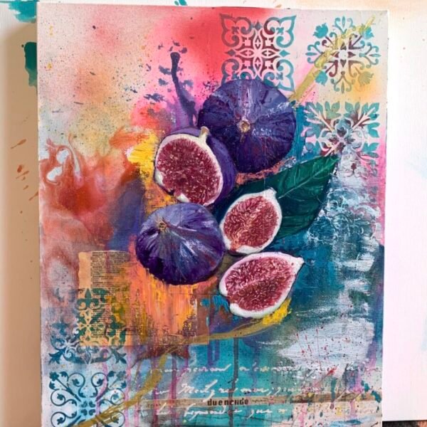 "Northen" oil and mixed media original painting