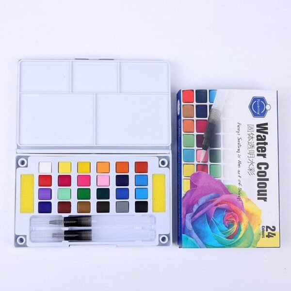 Coffret d'aquarelle (24 couleurs)
