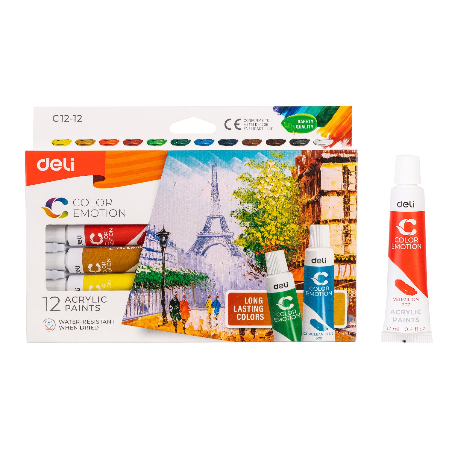 Peinture Acrylique 12 tubes