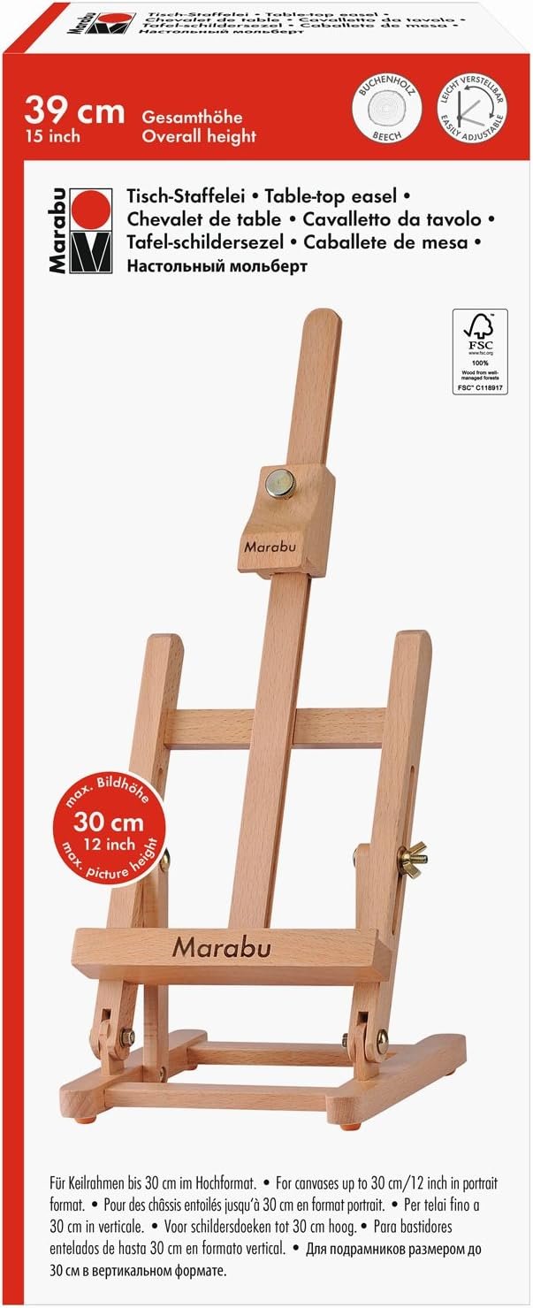 Chevalet de table en bois 39cm - Image 2